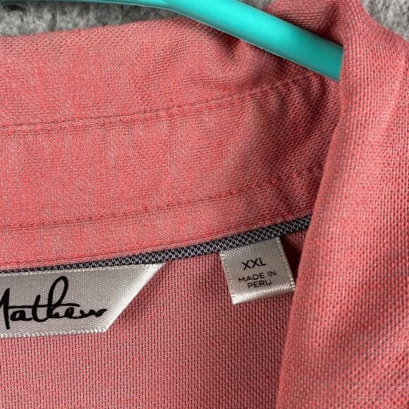 Travis Mathew Golf Polo Shirt Men's 2XL Red Streamsong Causal Athletic - Picture 4 of 11